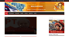 Desktop Screenshot of americabolivariana.org